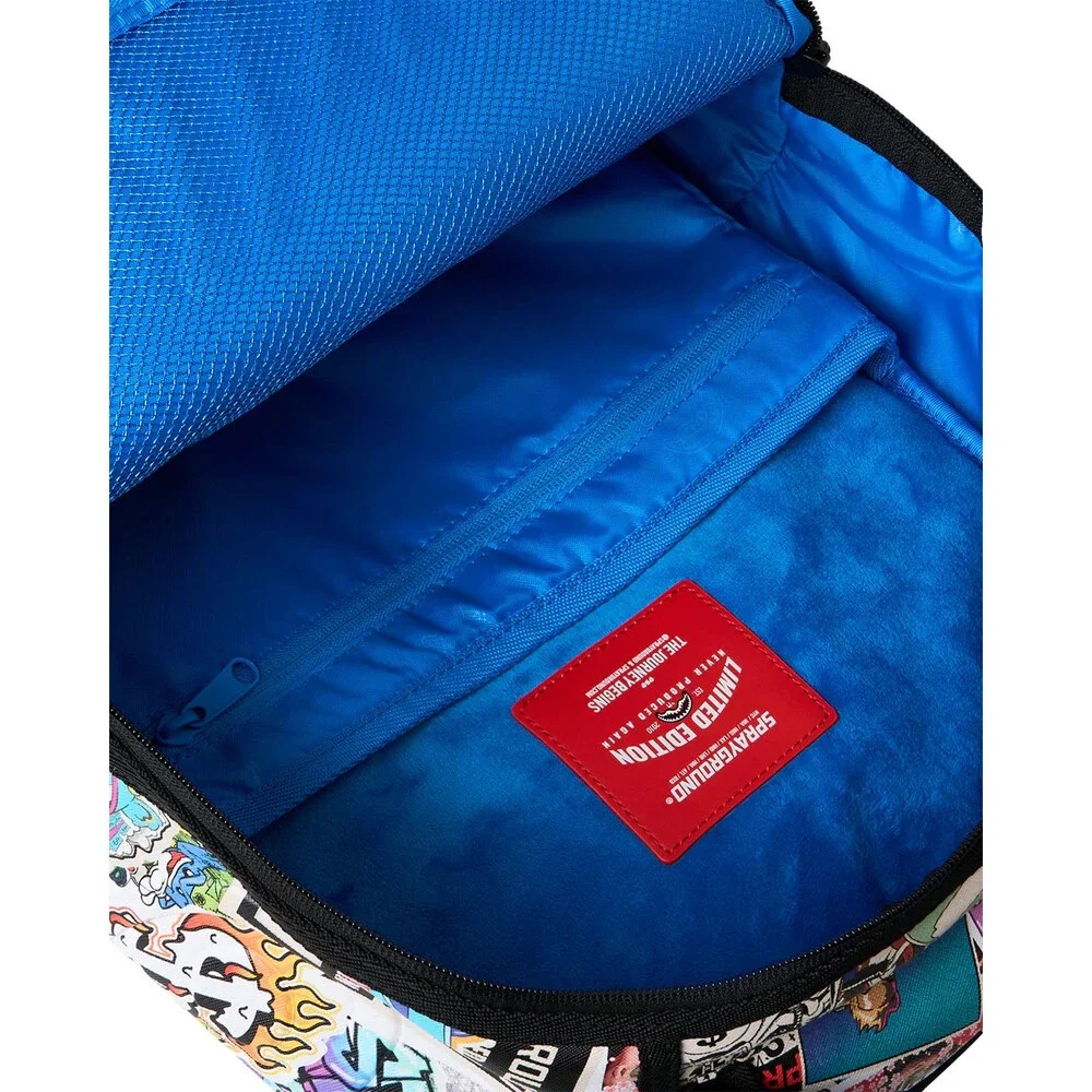 Sprayground Life's A Movie Backpack Unisex Multi Graphic Shoulder Strap SPR289